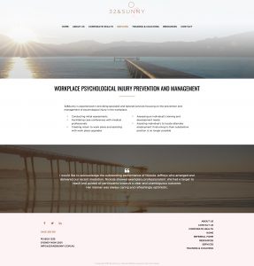 32 & Sunny workplace by Kapsule Websites
