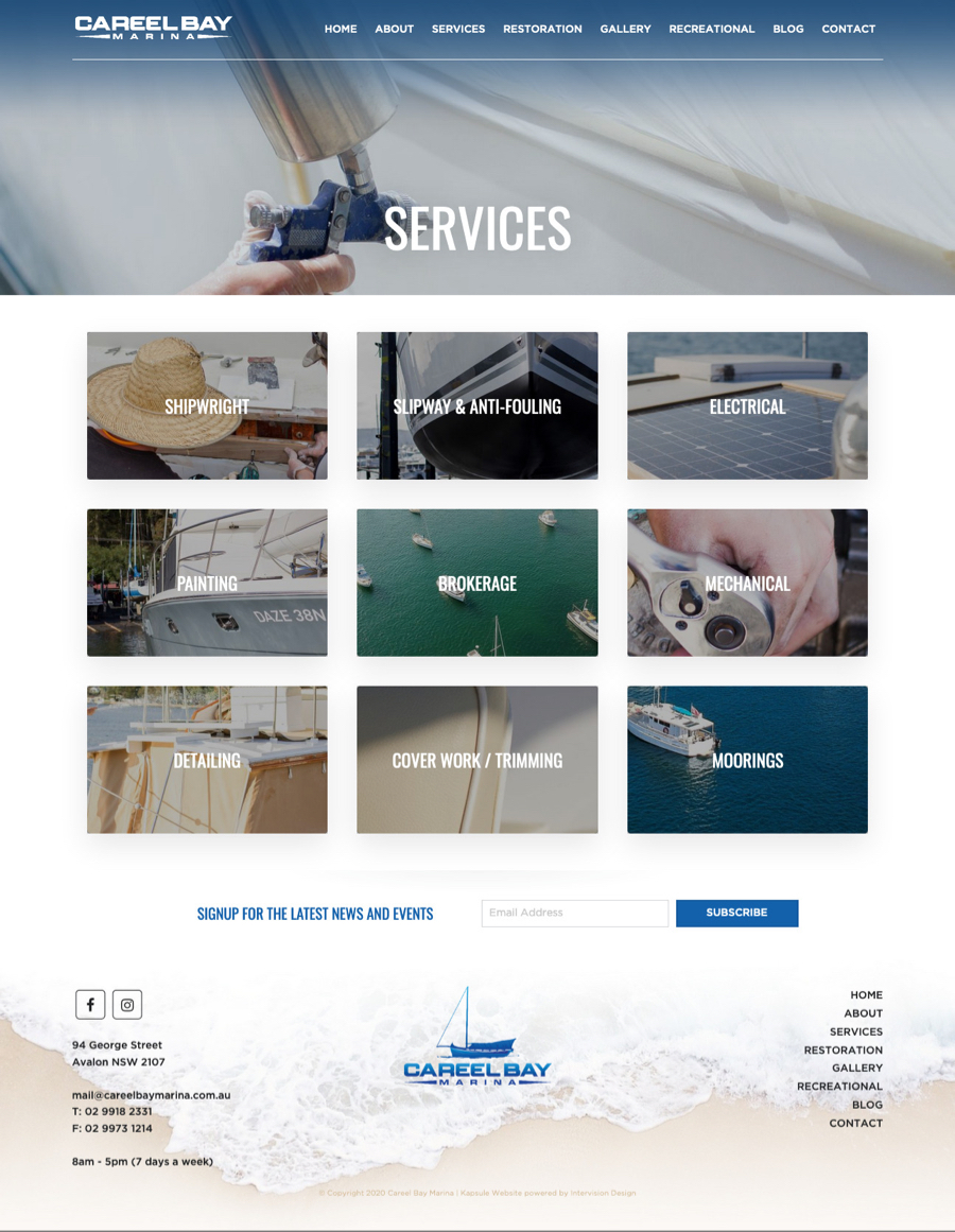 Careel Bay Marina - 4 by Kapsule Websites