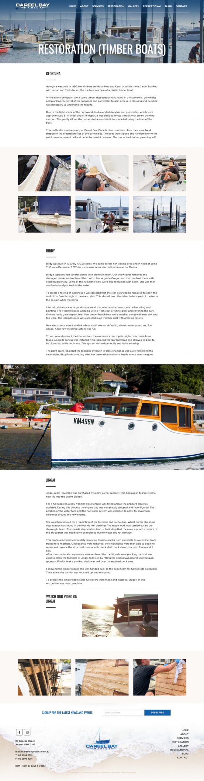 Careel Bay Marina - 3 by Kapsule Websites