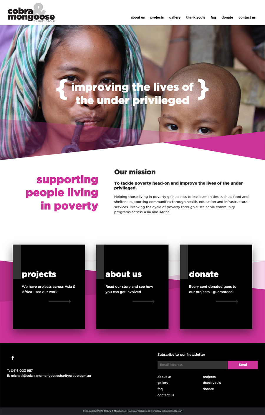 Cobra & Mongoose Charity Group - 1 by Kapsule Websites