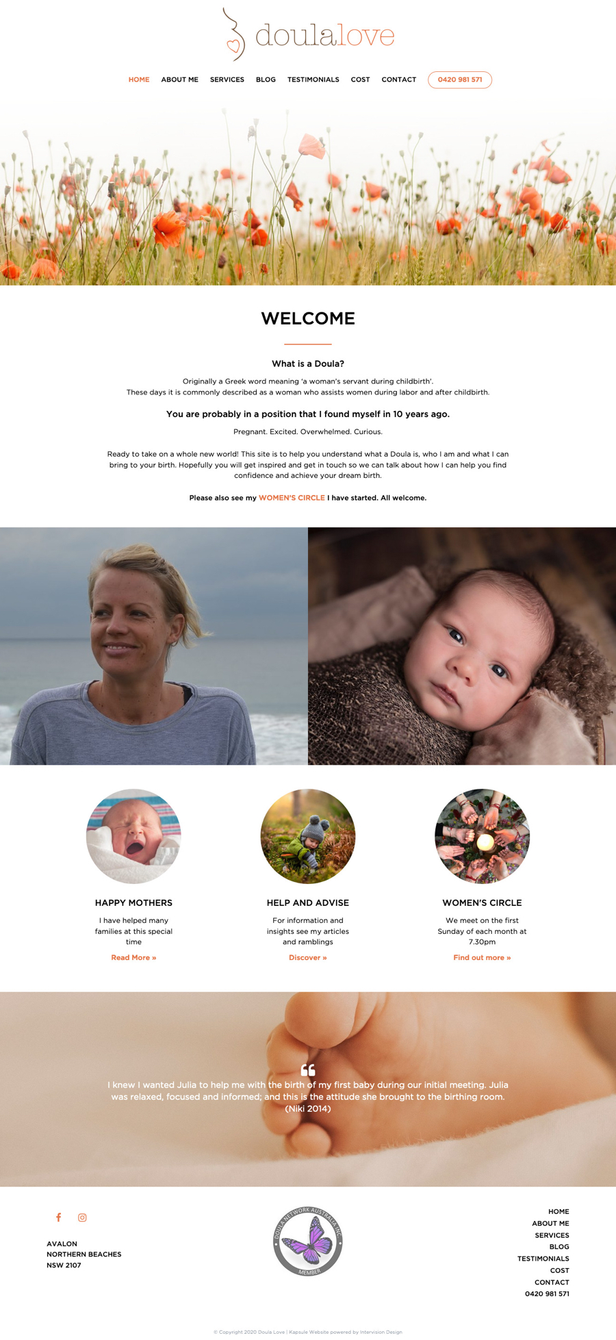 Doula Love - 1 by Kapsule Websites