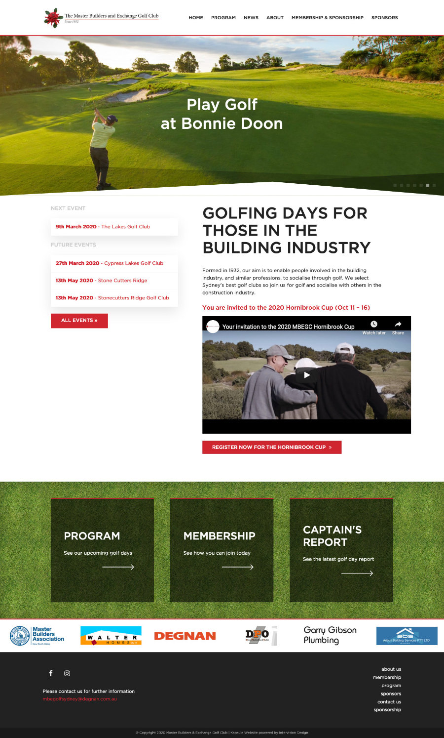 MBE Golf Club - 1 by Kapsule Websites