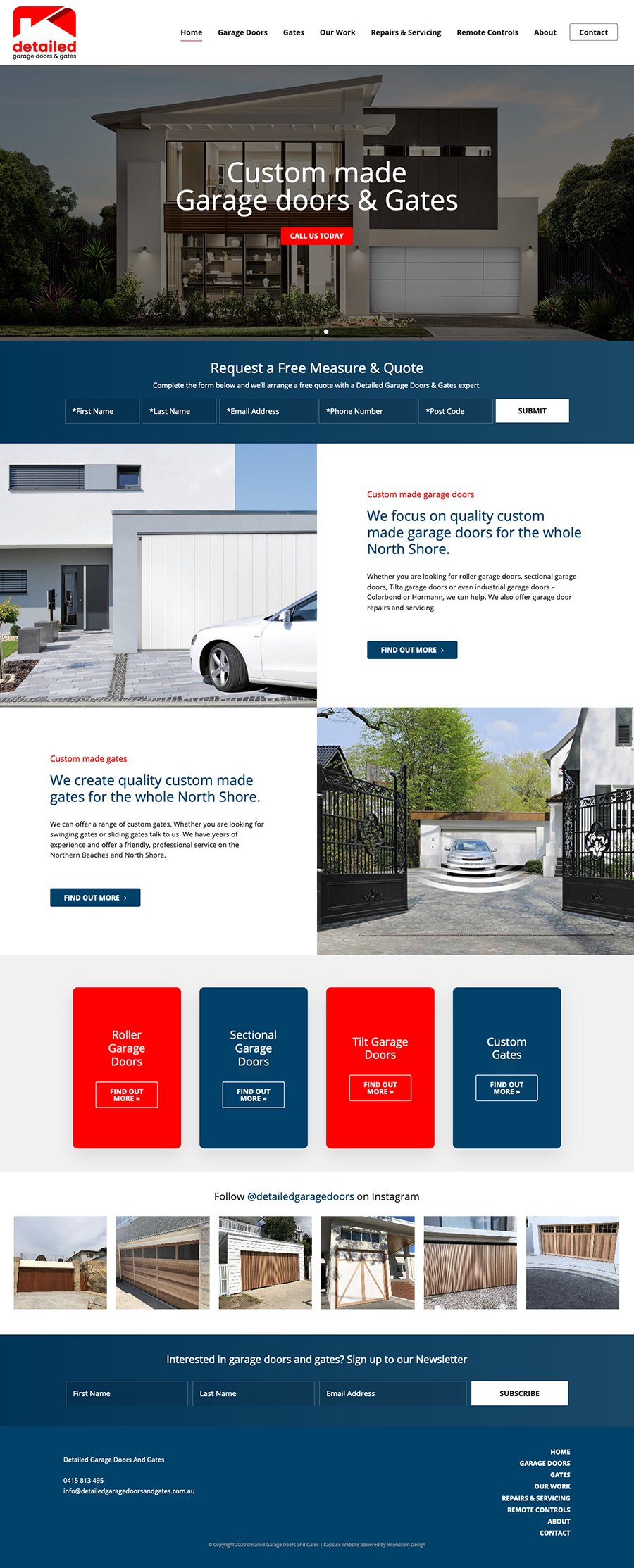 Detailed Garage Doors - 1 by Kapsule Websites