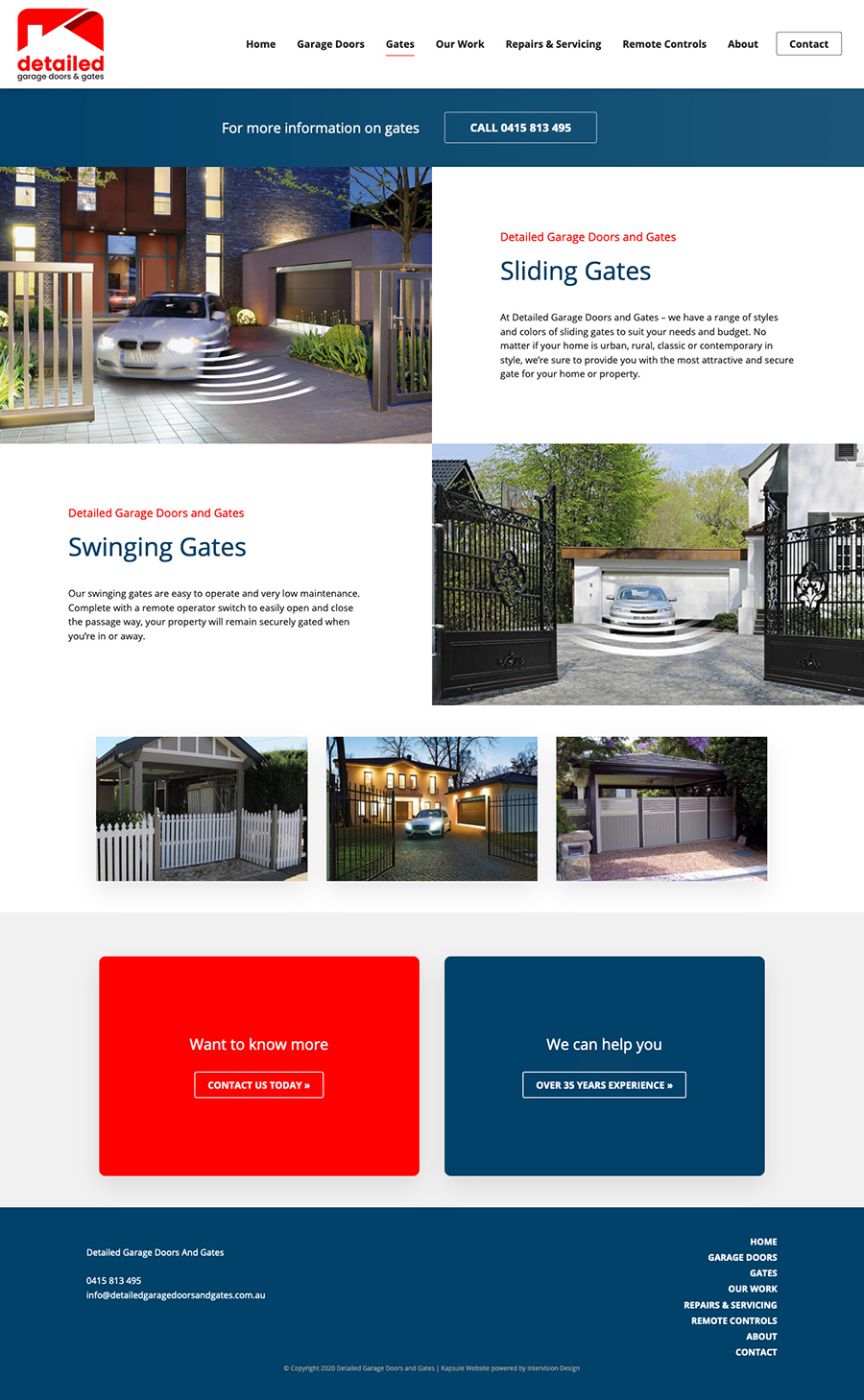 Detailed Garage Doors - 3 by Kapsule Websites