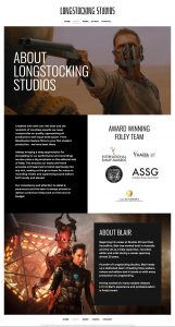 Longstocking Studios About by Kapsule Websites